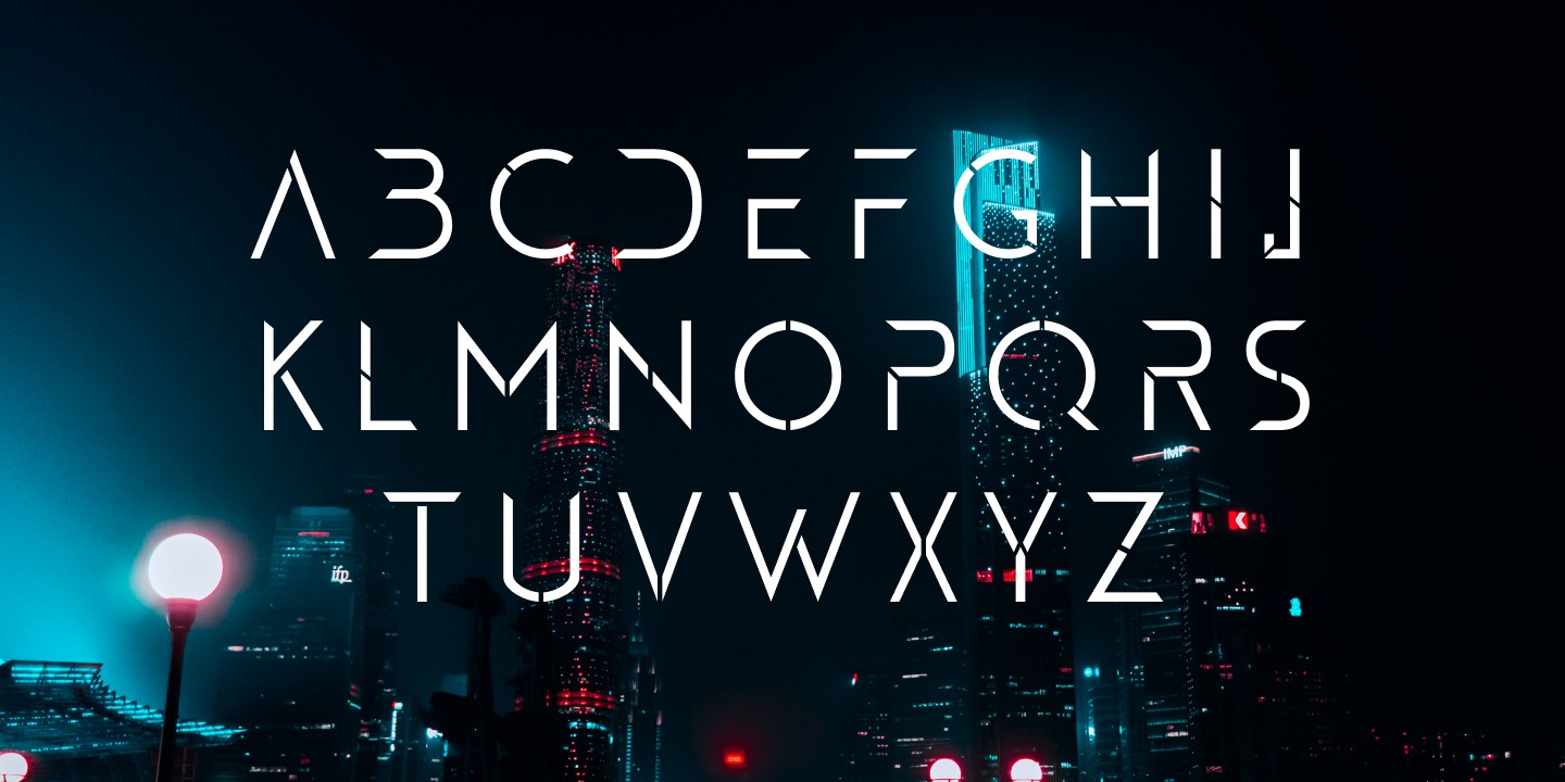 Gluon Light Font preview